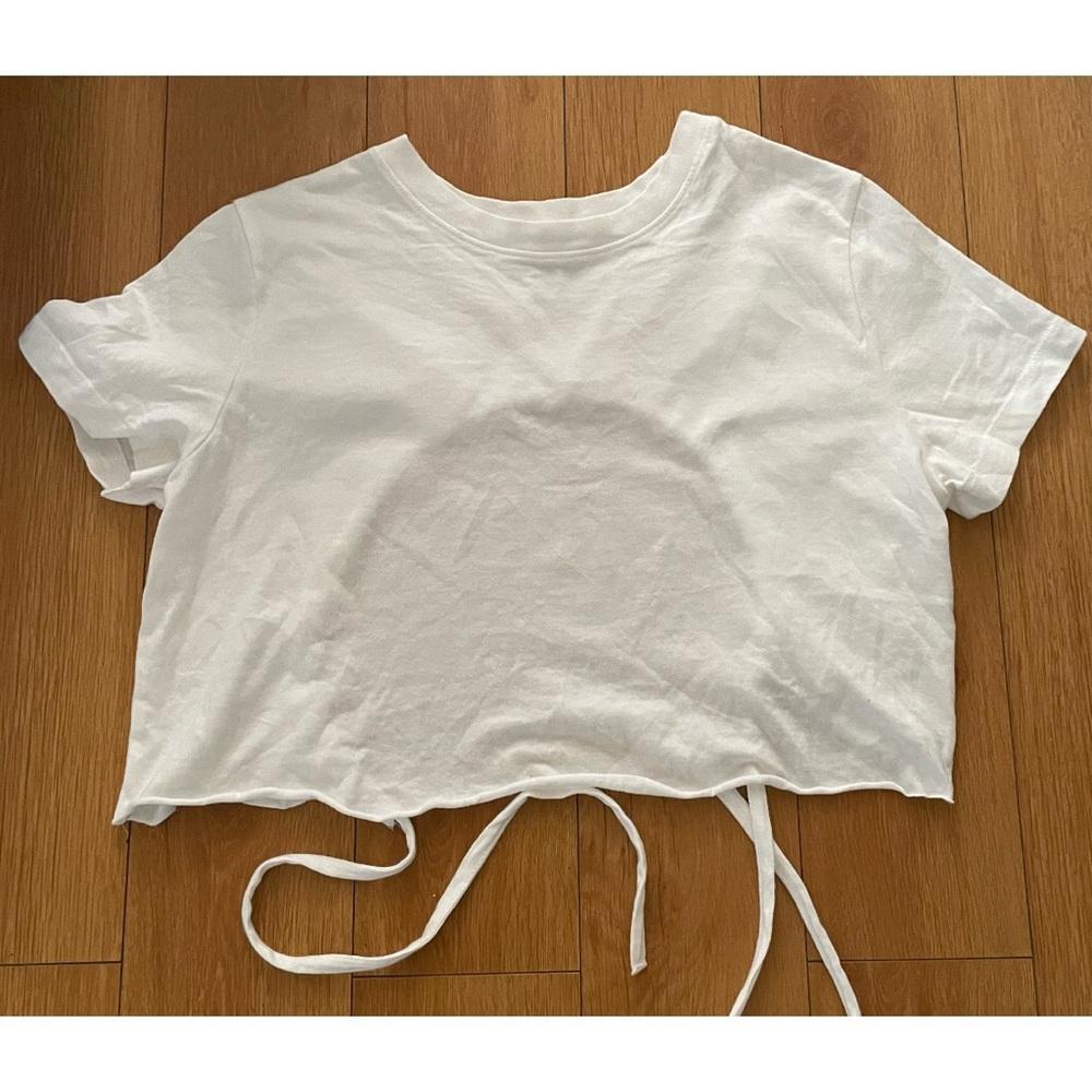 Forever 21 Backless T Shirt Crop Top